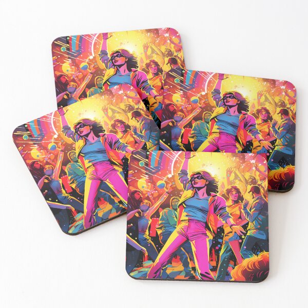 Item preview, A Lively '80s Dance Party designed and sold by alacaz.
