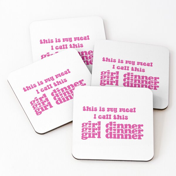 Item preview, esta es mi comida, a esta chica la llamo cena - diseño rosa intenso designed and sold by EmeraldeaArt.