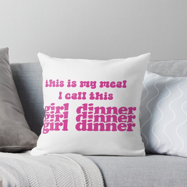 Item preview, this is my meal,I call this girl dinner - hot pink design designed and sold by EmeraldeaArt.