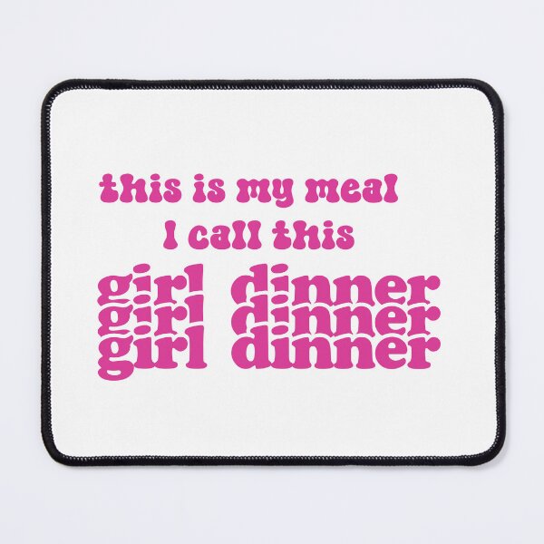 Item preview, this is my meal,I call this girl dinner - hot pink design designed and sold by EmeraldeaArt.