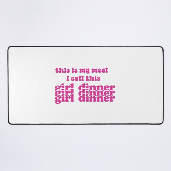 Item preview, this is my meal,I call this girl dinner - hot pink design designed and sold by EmeraldeaArt.