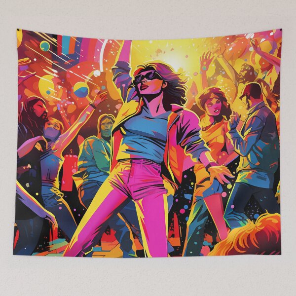 Item preview, A Lively '80s Dance Party designed and sold by alacaz.