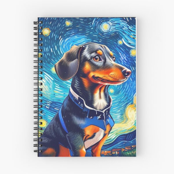 Item preview, Van gogh Starry Night Dachshund  designed and sold by Vangoholic.