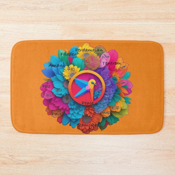 Item preview, Peace Around the World designed and sold by ToquamsGraphics.