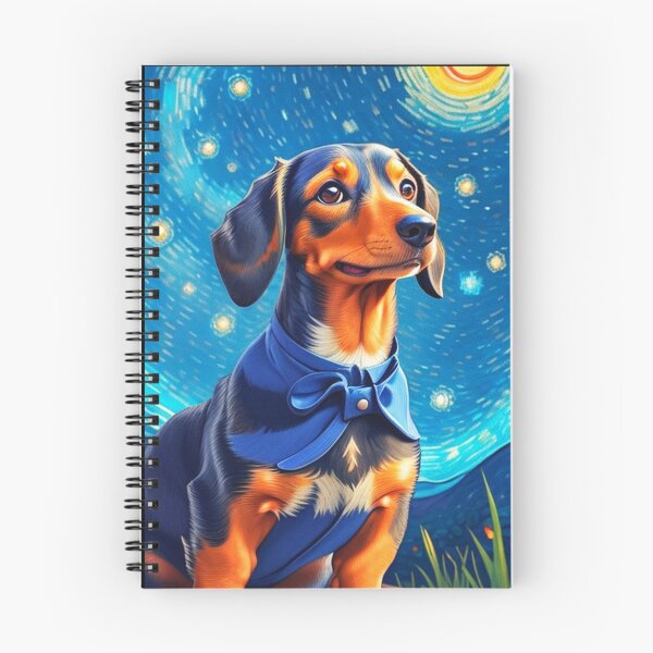Item preview, Van gogh Starry Night Dachshund  designed and sold by Vangoholic.