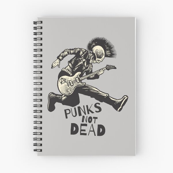 Item preview, "Punks Not Dead" - Mohican Skeleton Punk Rocker. designed and sold by paulo silveira.