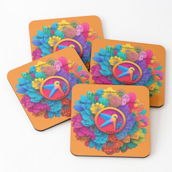 Item preview, Peace Around the World designed and sold by ToquamsGraphics.