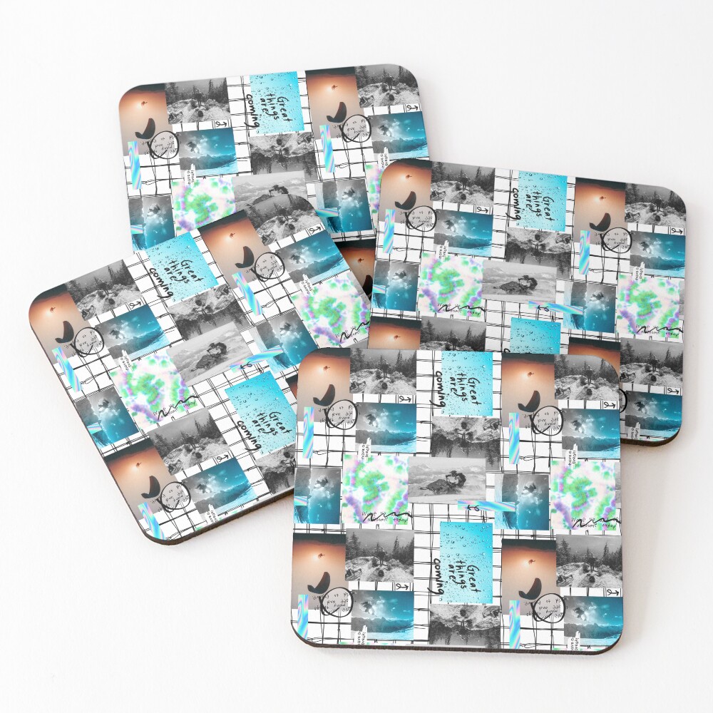 Item preview, Coasters (Set of 4) designed and sold by BlackCatLab.