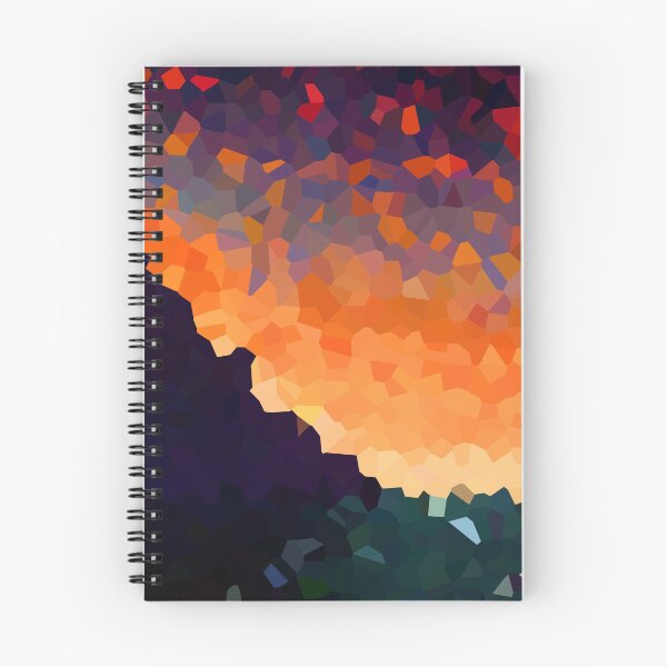 Item preview, Coastal Mountain Abstract Beach and Colorful Sky Scene 1 of 8 designed and sold by Beachy.