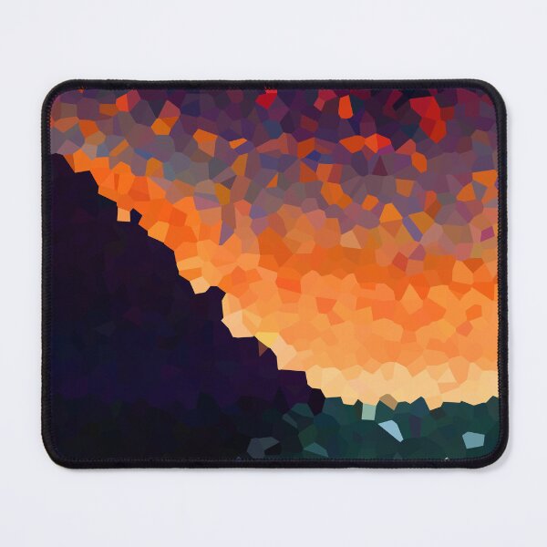 Item preview, Coastal Mountain Abstract Beach and Colorful Sky Scene 1 of 8 designed and sold by Beachy.