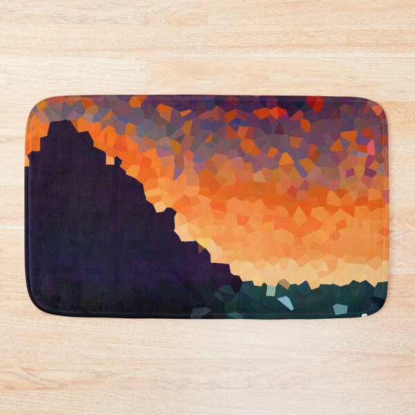 Item preview, Coastal Mountain Abstract Beach and Colorful Sky Scene 1 of 8 designed and sold by Beachy.