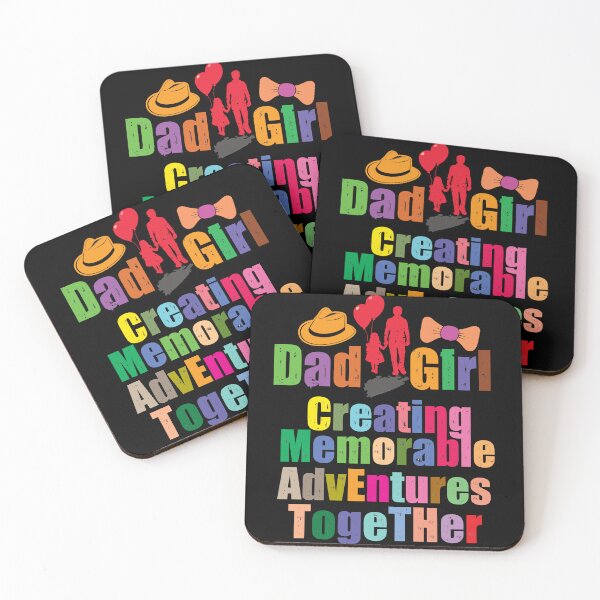Item preview, Dad v Girls Creating Memorable Adventures Together Colored designed and sold by Art-Filter.
