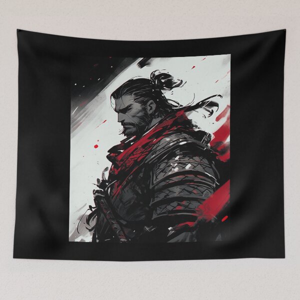 Item preview, Armored Samurai - Warrior’s Path designed and sold by Splatter-arts.