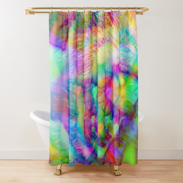 Disover Colorful dog  | Shower Curtain