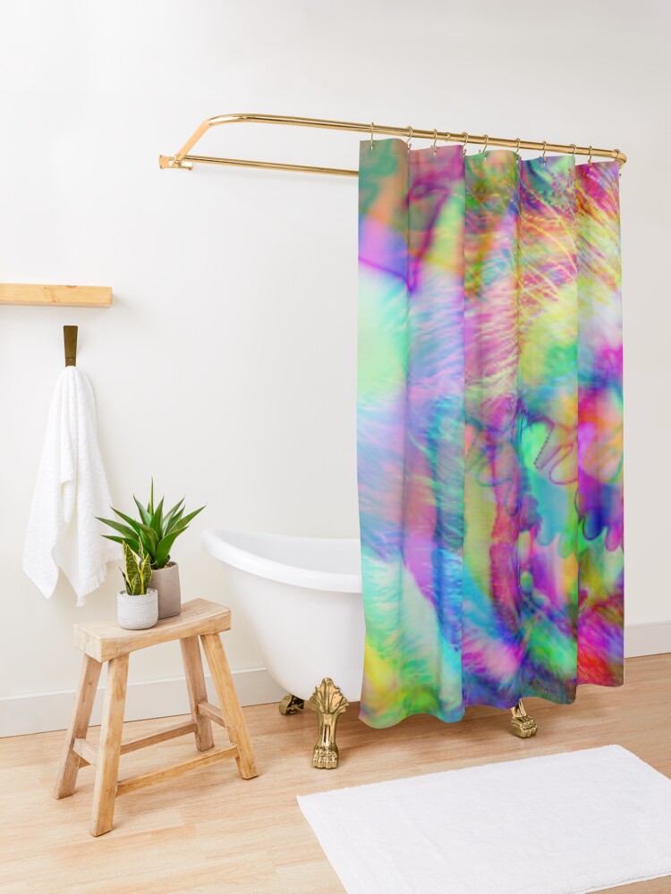 Discover Colorful dog  | Shower Curtain