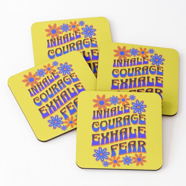 Item preview, Inhale Exhale Courage And Fear designed and sold by TheCatmeow2000.