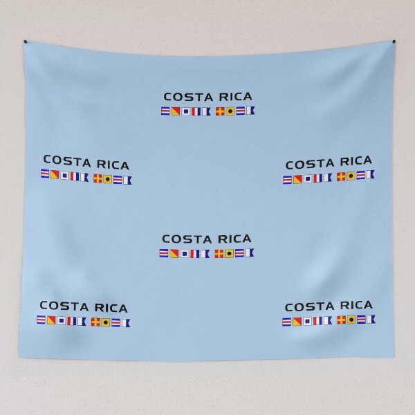 Item preview, Costa Rica Nautical Maritime Sailing Flags Light-Color designed and sold by TinyStarAmerica.