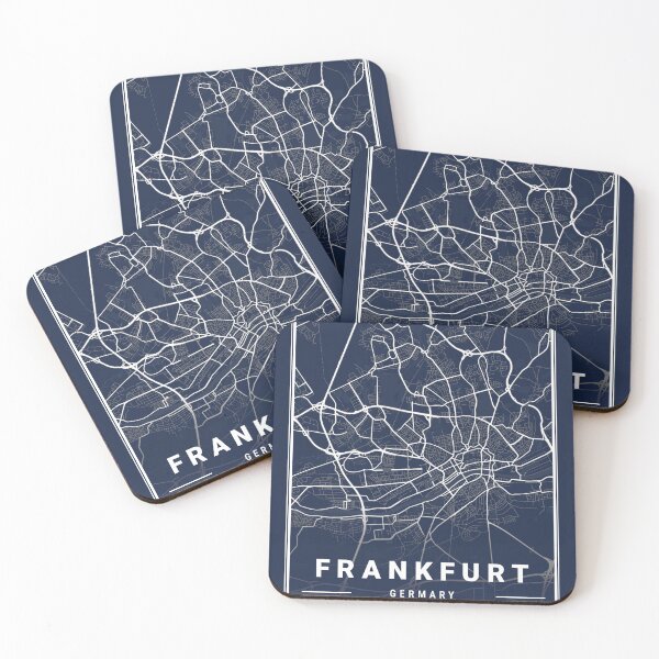 Item preview, Frankfurt Light City Map designed and sold by More than Myriad.