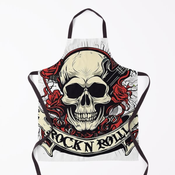 Item preview, Rock N Roll Skull designed and sold by FrozenPolarBear.