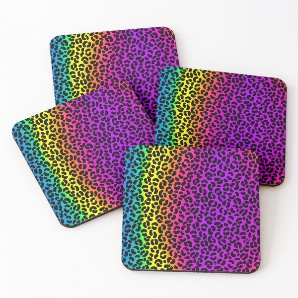 Artikelvorschau, Schwarzer Leopard auf Regenbogen entworfen und verkauft von 2MomsKrafts.