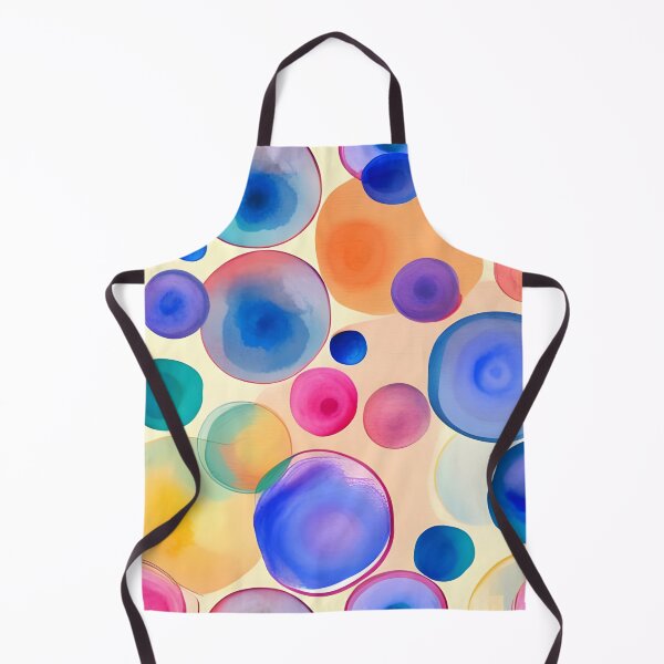 Aperçu de l'œuvre Conception de cercles colorés, aquarelle créée et vendue par artbelka.