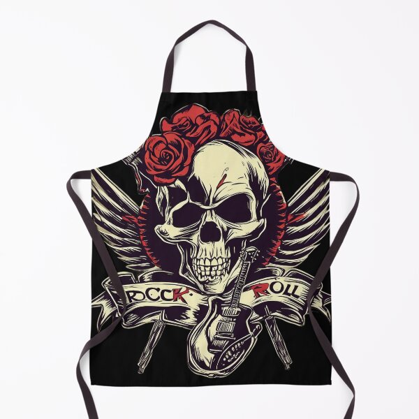 Item preview, Rock N Roll Skull designed and sold by FrozenPolarBear.