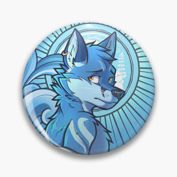 Item preview, A Very Blue Fox  designed and sold by Bradon Ortiz.