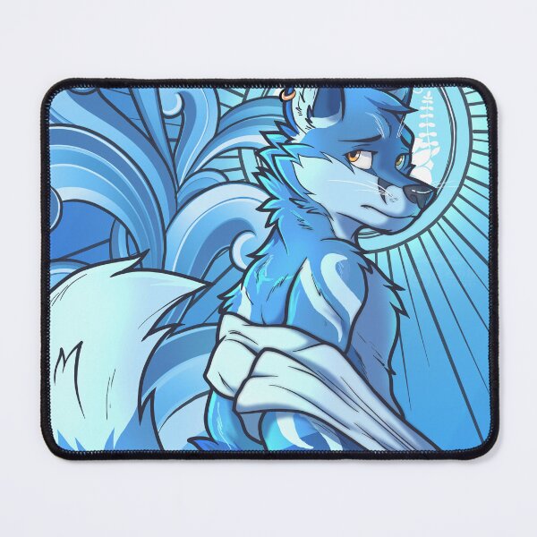 Item preview, A Very Blue Fox  designed and sold by Bradon Ortiz.