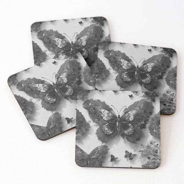 Item preview, Gothic Butterfly in Gray designed and sold by JoanNinjaHen.
