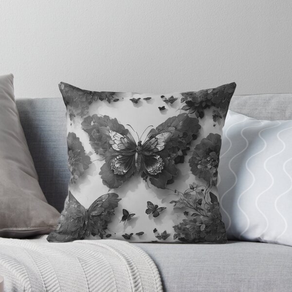 Item preview, Gothic Butterfly in Gray designed and sold by JoanNinjaHen.