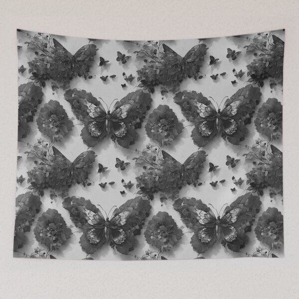 Item preview, Gothic Butterfly in Gray designed and sold by JoanNinjaHen.