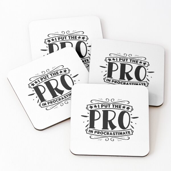 Item preview, I Put the 'Pro' in Procrastinating: Master of Delayed Productivity T-Shirt designed and sold by Rebekkahsdesign.