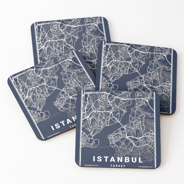 Item preview, Istanbul Light City Map  designed and sold by More than Myriad.