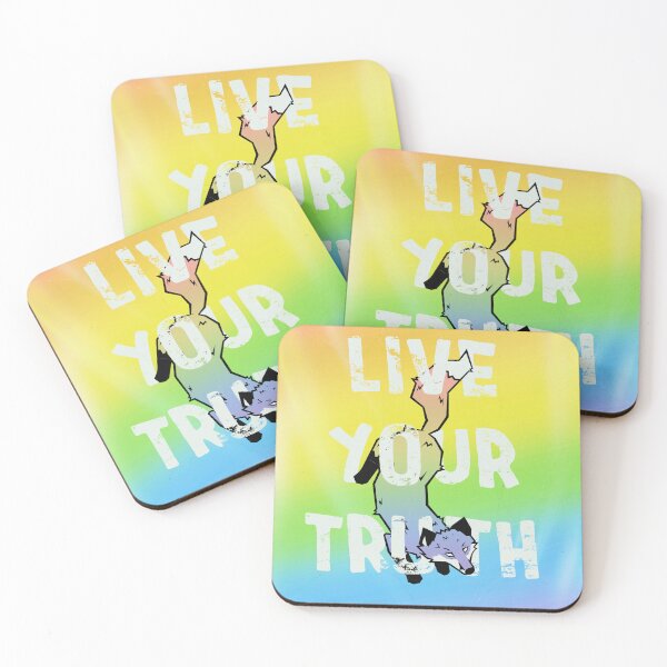 Item preview, Pride Fox | LIVE YOUR TRUTH designed and sold by Foxytosin.