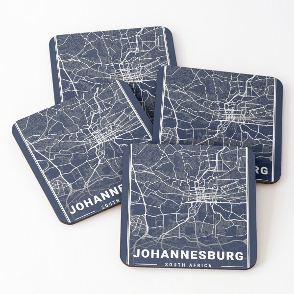 Item preview, Johannesburg Light City Map  designed and sold by More than Myriad.
