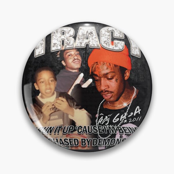 Item preview, Lil Tracy I Run It Up Cause I'm Being Chased By Demons Tapestry 	 designed and sold by uaqkbxvtocn12.