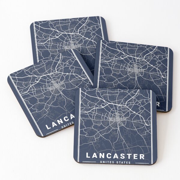 Item preview, Lancaster Light City Map  designed and sold by More than Myriad.