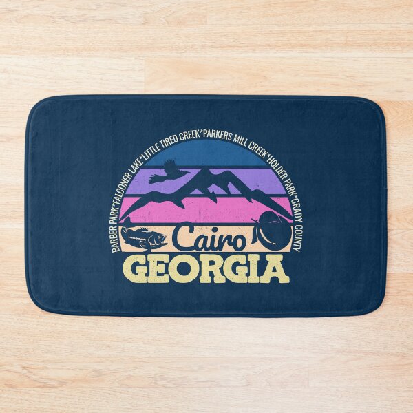 Item preview, Cairo Georgia Sunset Retro Vintage Local Pride Logo designed and sold by CRHPOD20.
