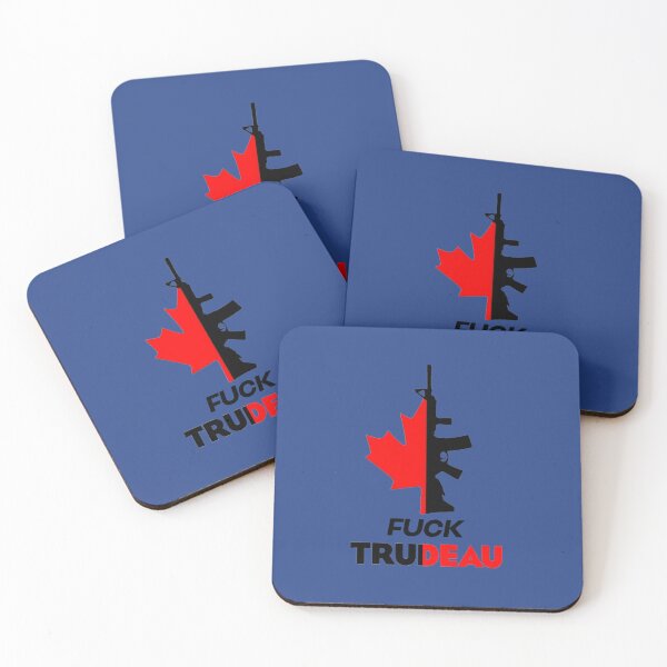 Item preview, Fuck Trudeau red and black designed and sold by mrcsan.