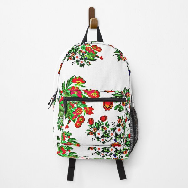 Item preview, Bouquets of painted poppies and roses isolated on white designed and sold by FlowerandDesing.