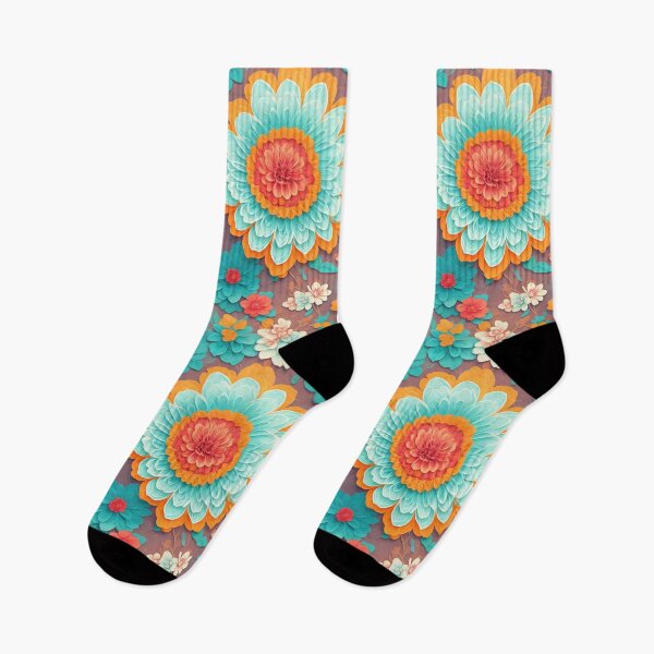 Item preview, Retro Flower Pattern - Oil and Paper style designed and sold by JoanNinjaHen.