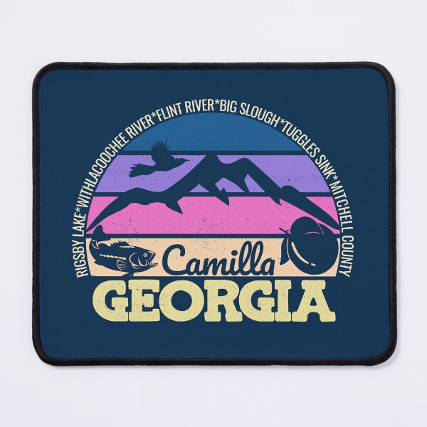 Item preview, Camilla Georgia Sunset Retro Vintage Local Pride Logo designed and sold by CRHPOD20.