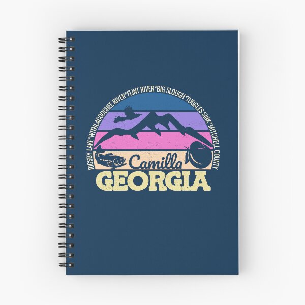 Item preview, Camilla Georgia Sunset Retro Vintage Local Pride Logo designed and sold by CRHPOD20.