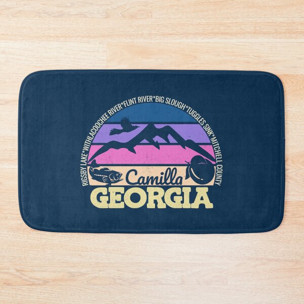 Item preview, Camilla Georgia Sunset Retro Vintage Local Pride Logo designed and sold by CRHPOD20.