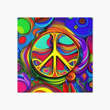 Psychedelic Peace Sign