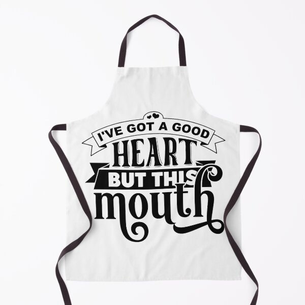 Item preview, I've Got a Good Heart, But This Mouth" T-Shirt designed and sold by Rebekkahsdesign.