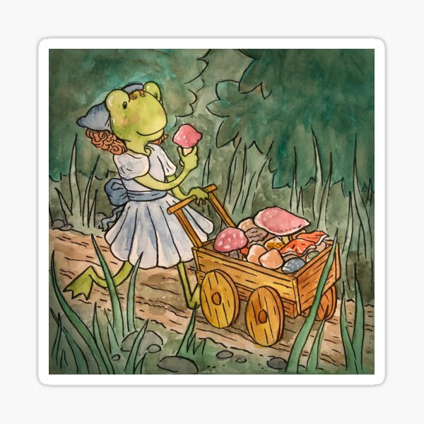 The Mushroom Gatherer Sticker
