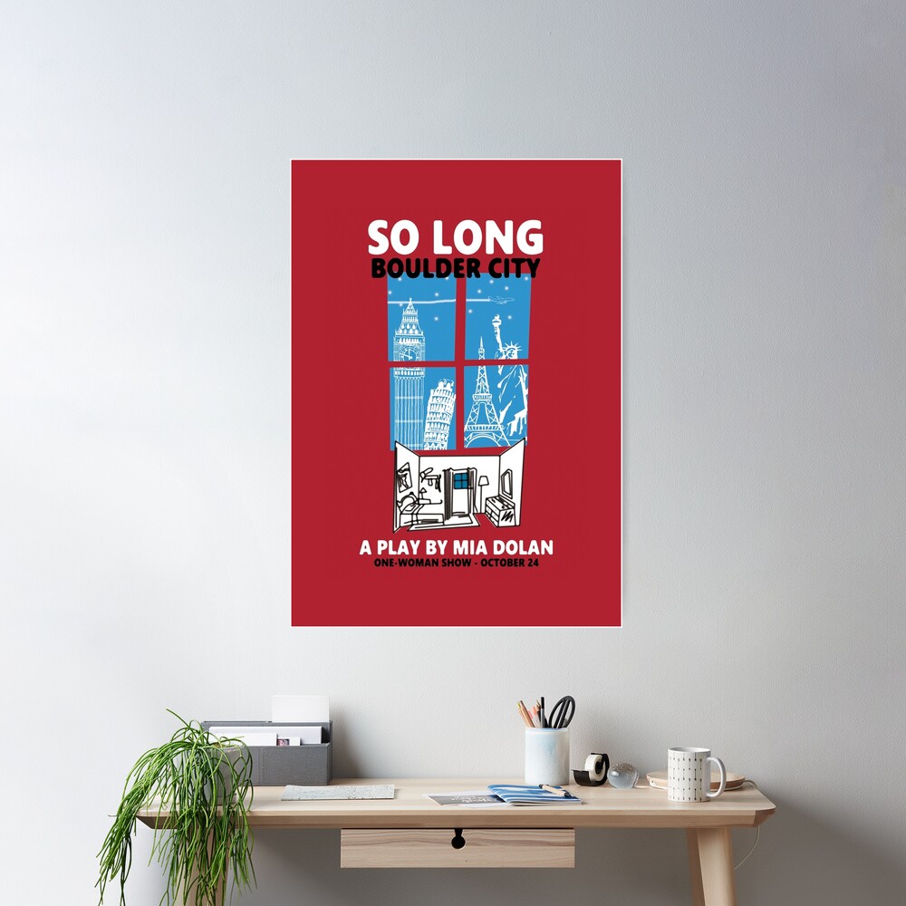LA LA LAND SO LONG BOULDER CITY Poster