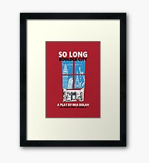 LA LA LAND SO LONG BOULDER CITY Framed Print