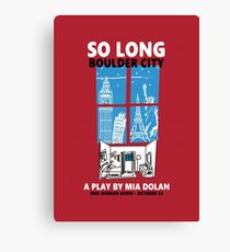 LA LA LAND SO LONG BOULDER CITY Canvas Print